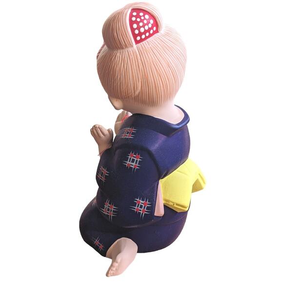 Shojo Girl Japanese Hakata Doll Kumihimo String Art Fukuoka Global Art VTG 80s - Picture 7 of 12